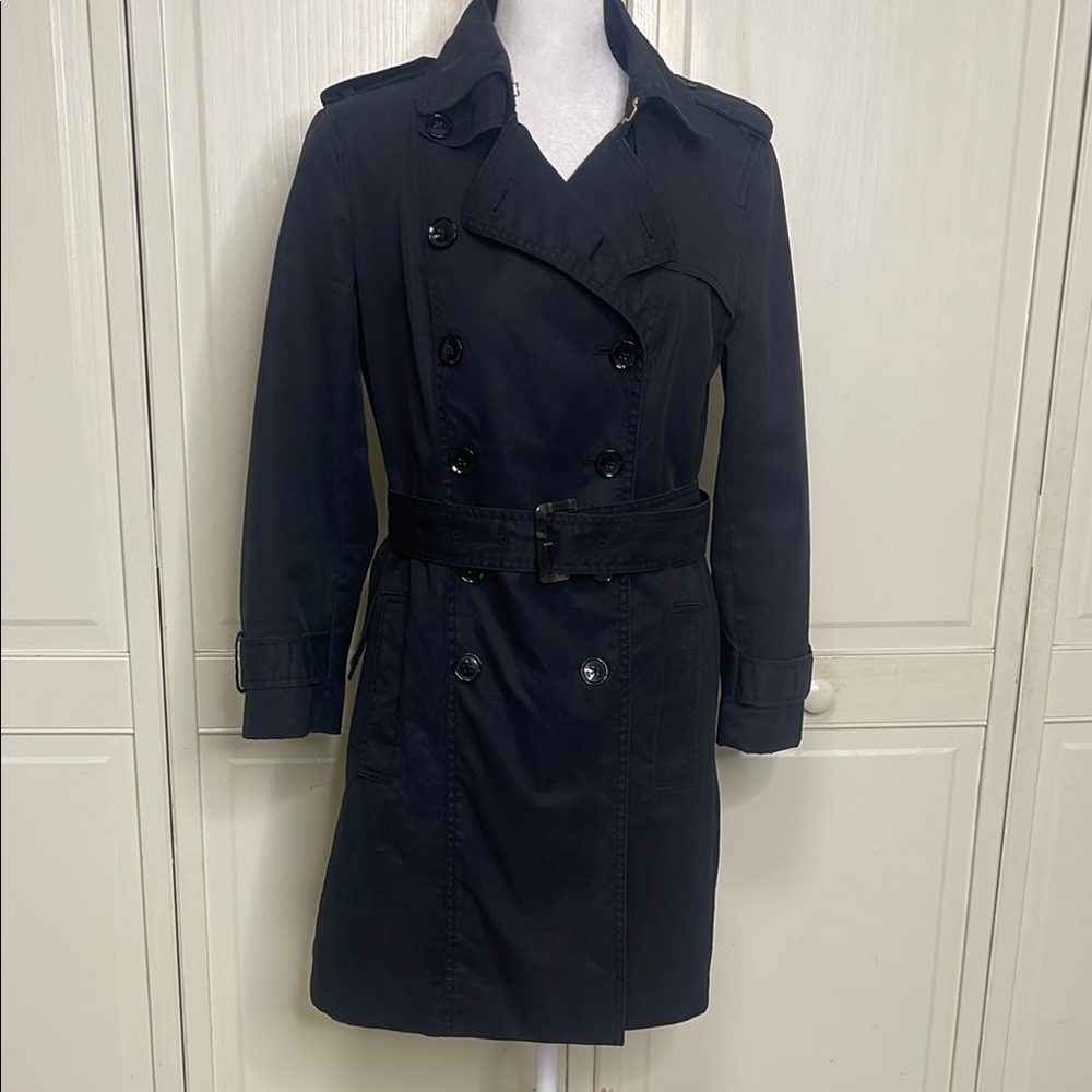 Banana Republic Black Trench Coat